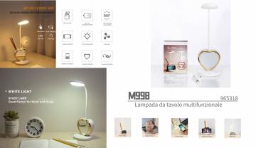 ELLITECK M998 Lampada da tavolo multifunzionale ROSA